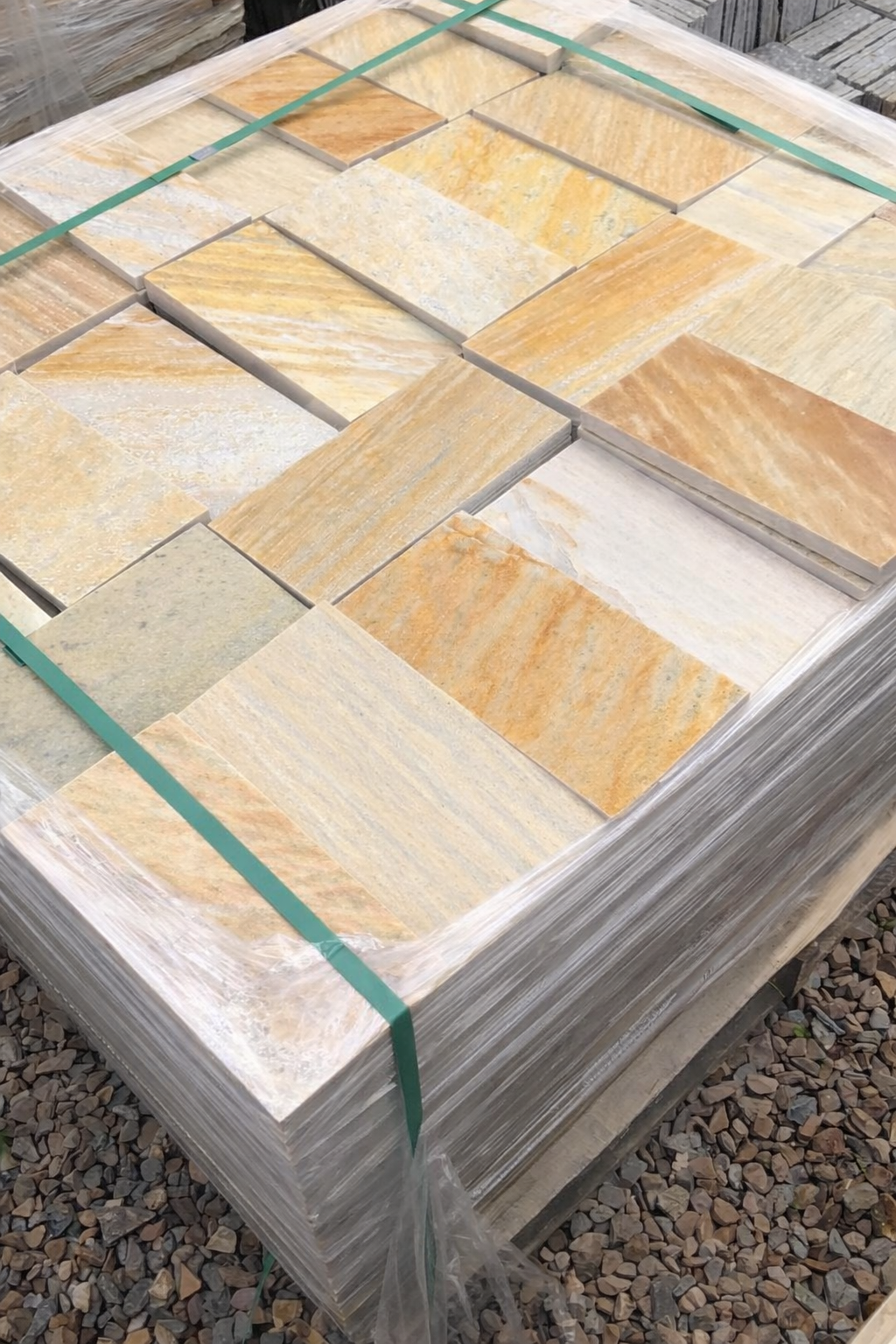 Pedra Amarela Retangular