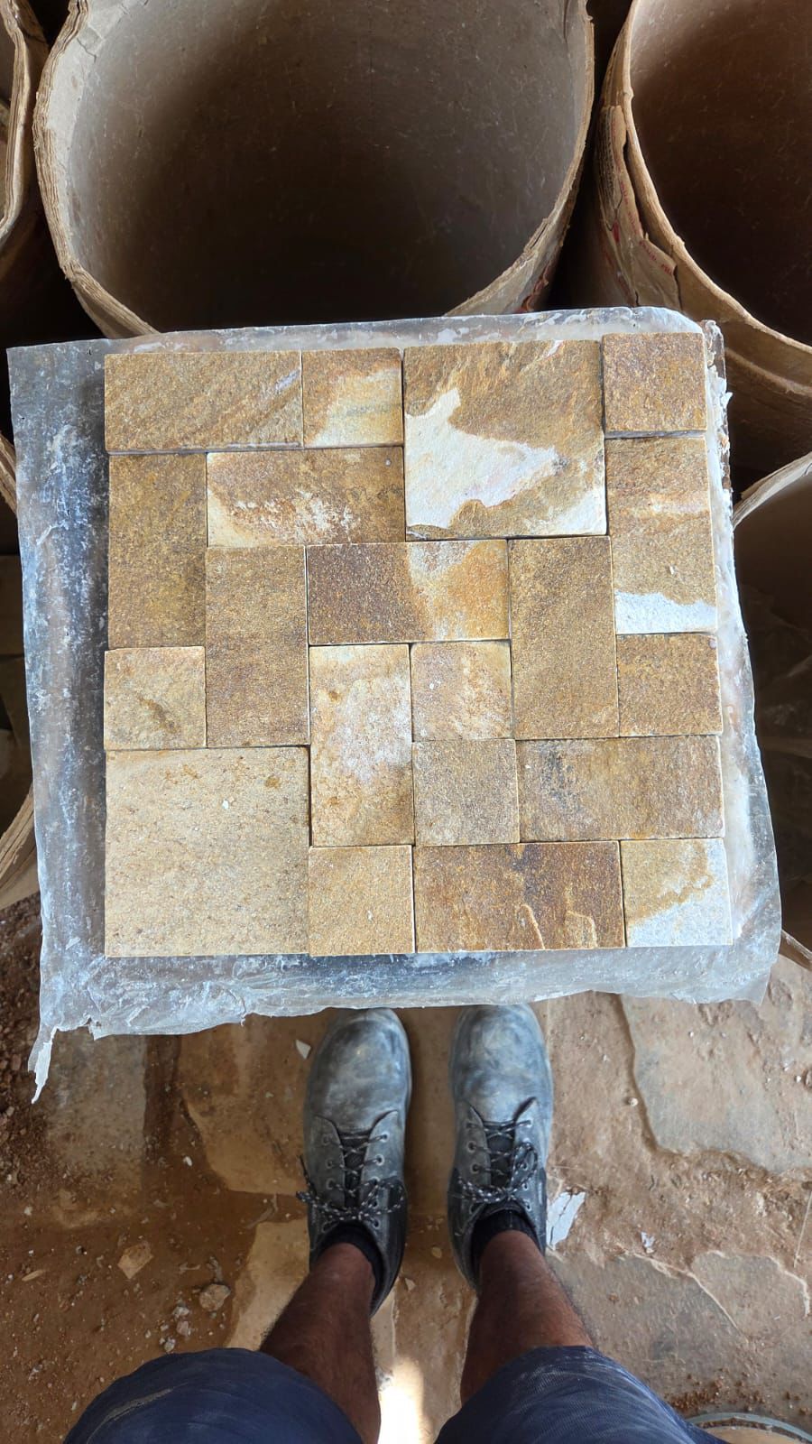 Pedra Amarela - Mosaico telado