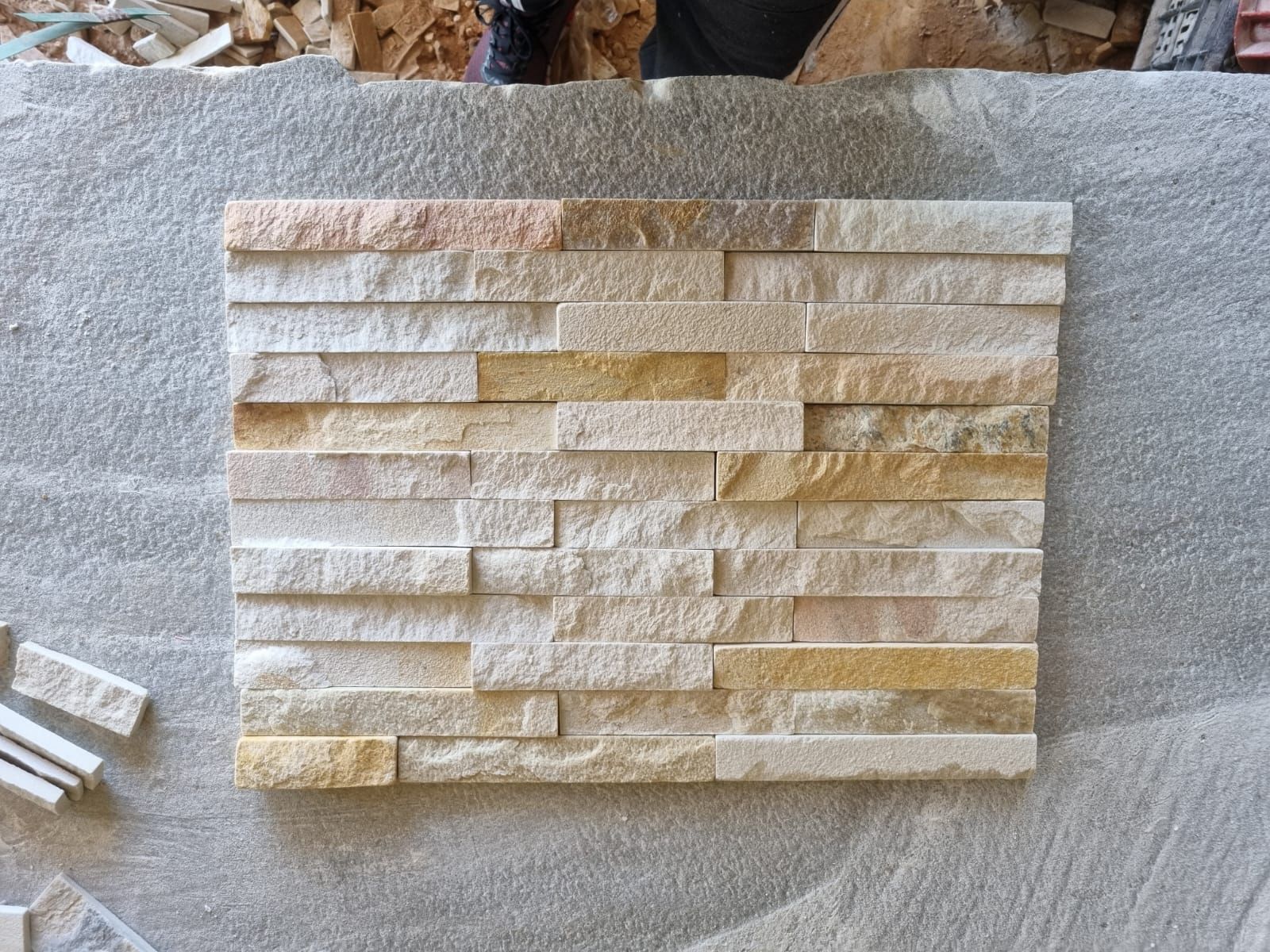 Filete Amarelo Rustico Telado