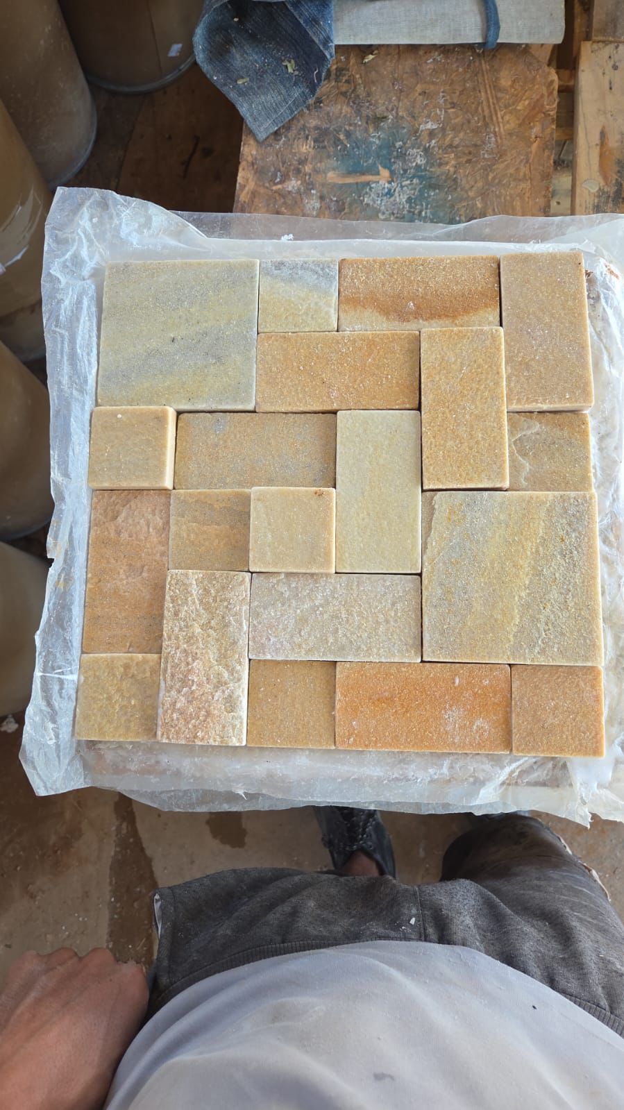 Pedra Amarela - Mosaico telado