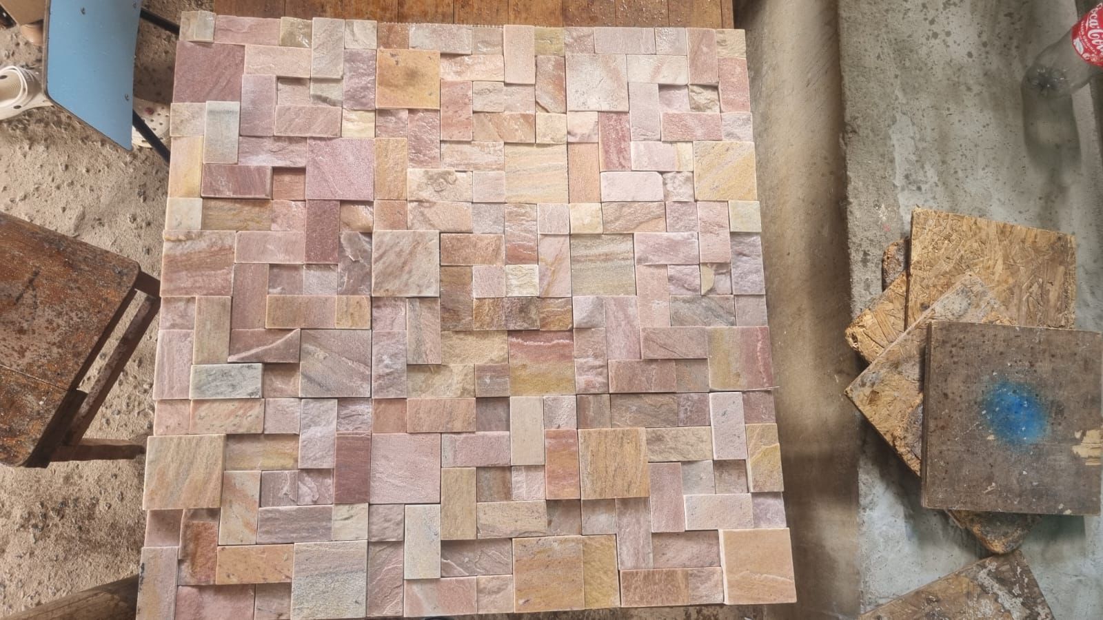 Pedra Amarela - Mosaico telado